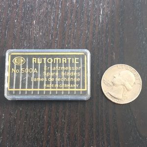KUM automatic Ersatzmesser No. 500A Spare blades made in Germany 🇩🇪 NEW